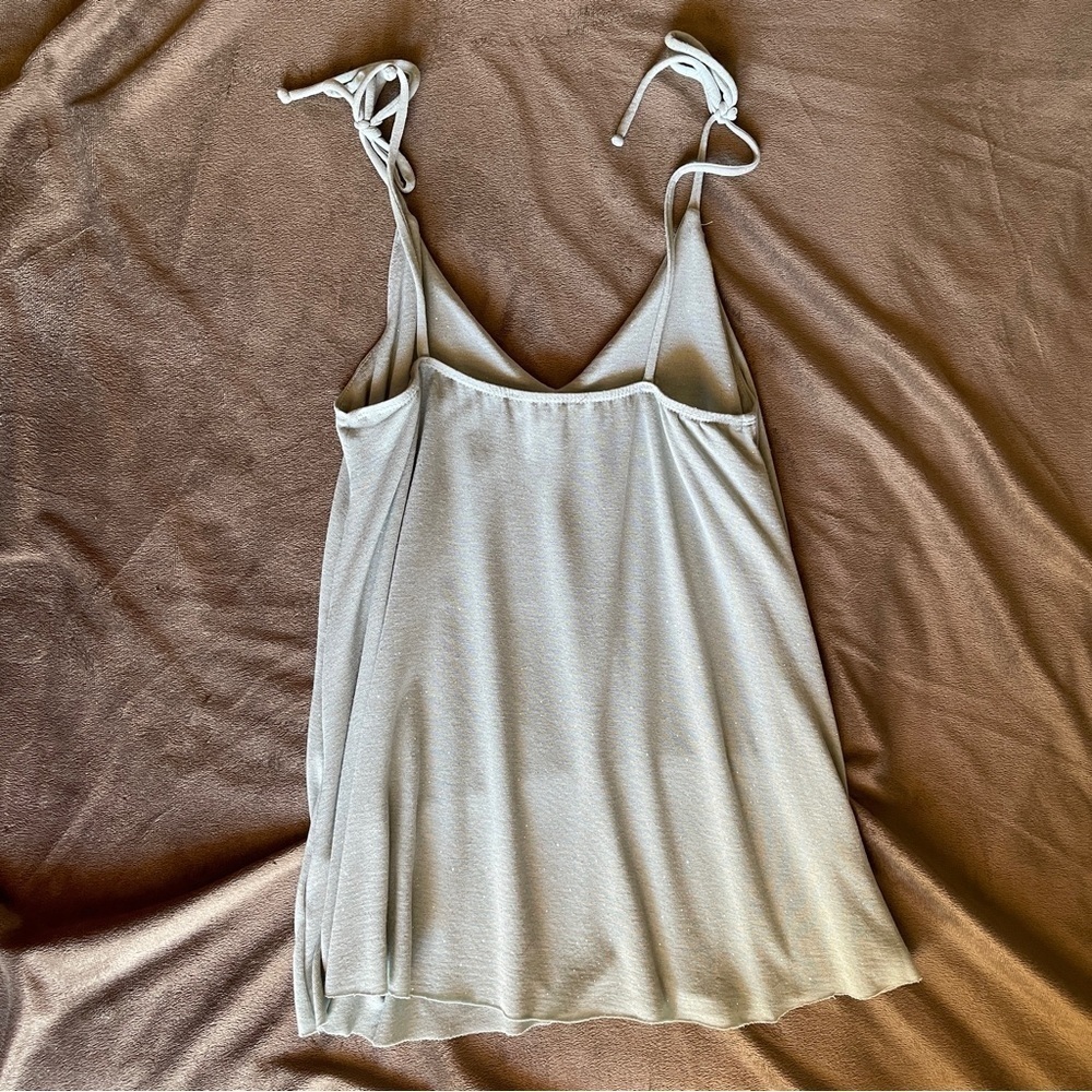 4 for 16$ Full Tilt Flowy Blue Spaghetti Strap Top w/ Sparkles - Picture 3 of 4